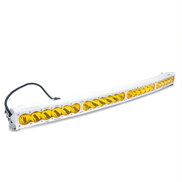 Baja Designs Barre lumineuse DEL arquée OnX6 blanche (40 po; conduite/combiné; transparent) (40 po - conduite/combiné - transparent) (524013WT)