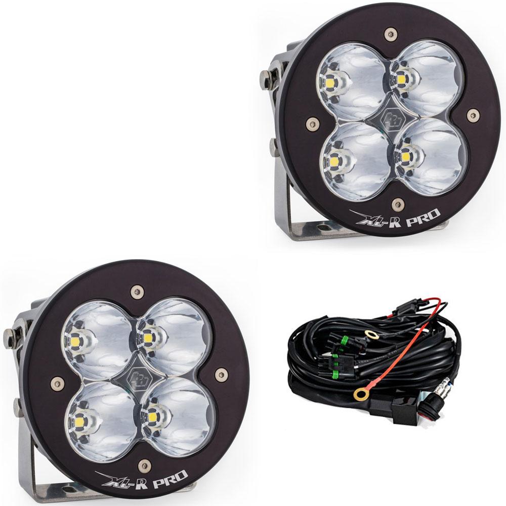Baja Designs XL-R Pro LED Light Pod Pair (Spot; Clear)