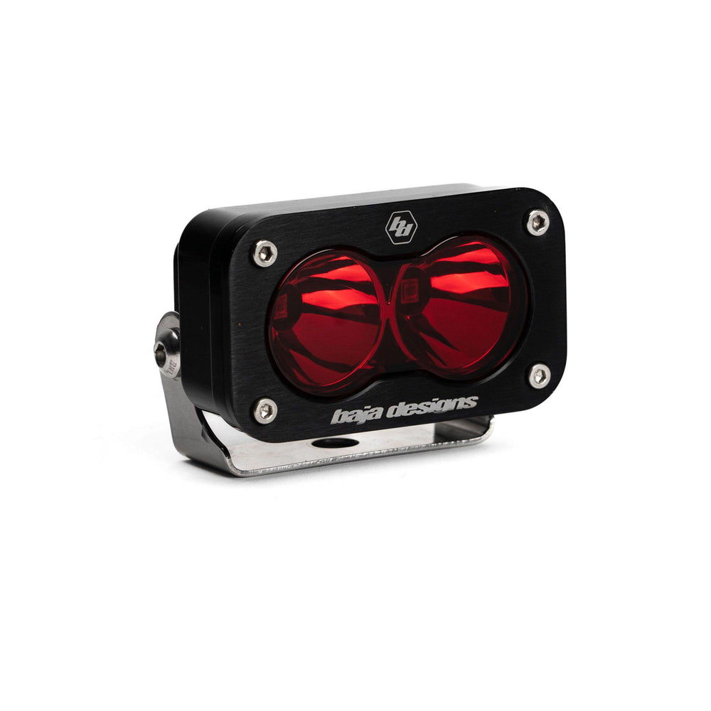 Baja Designs S2 Red LED Auxiliary Light Pod - Spot, Red