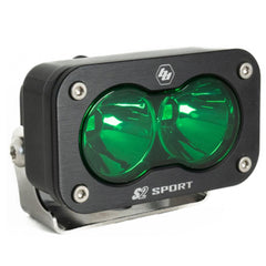 Baja Designs S2 Sport Black LED Light Pod (Spot; Green)