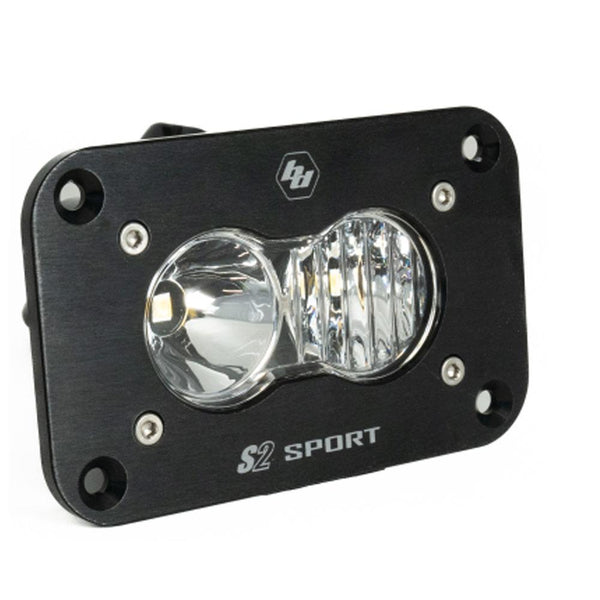 Baja Designs S2 Sport Black Flush Mount LED Light Pod (Driving/Combo - Clear)