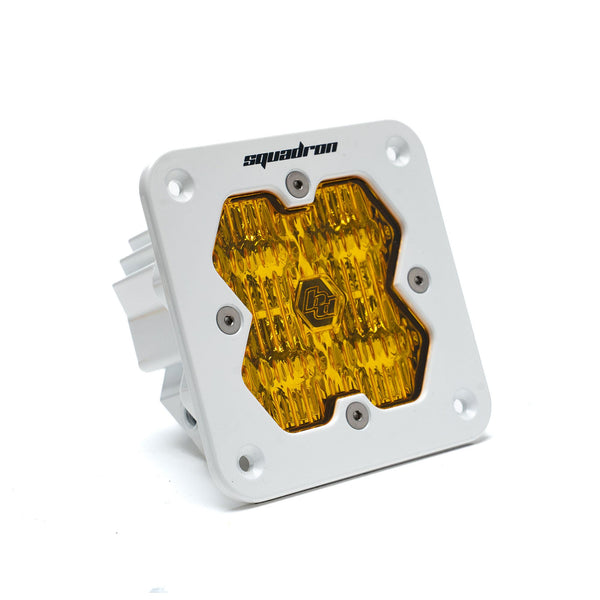 Baja Designs Squadron 2.0 Sport, blanc, montage encastré, DEL à éclairage d'angle large, Baja Amber