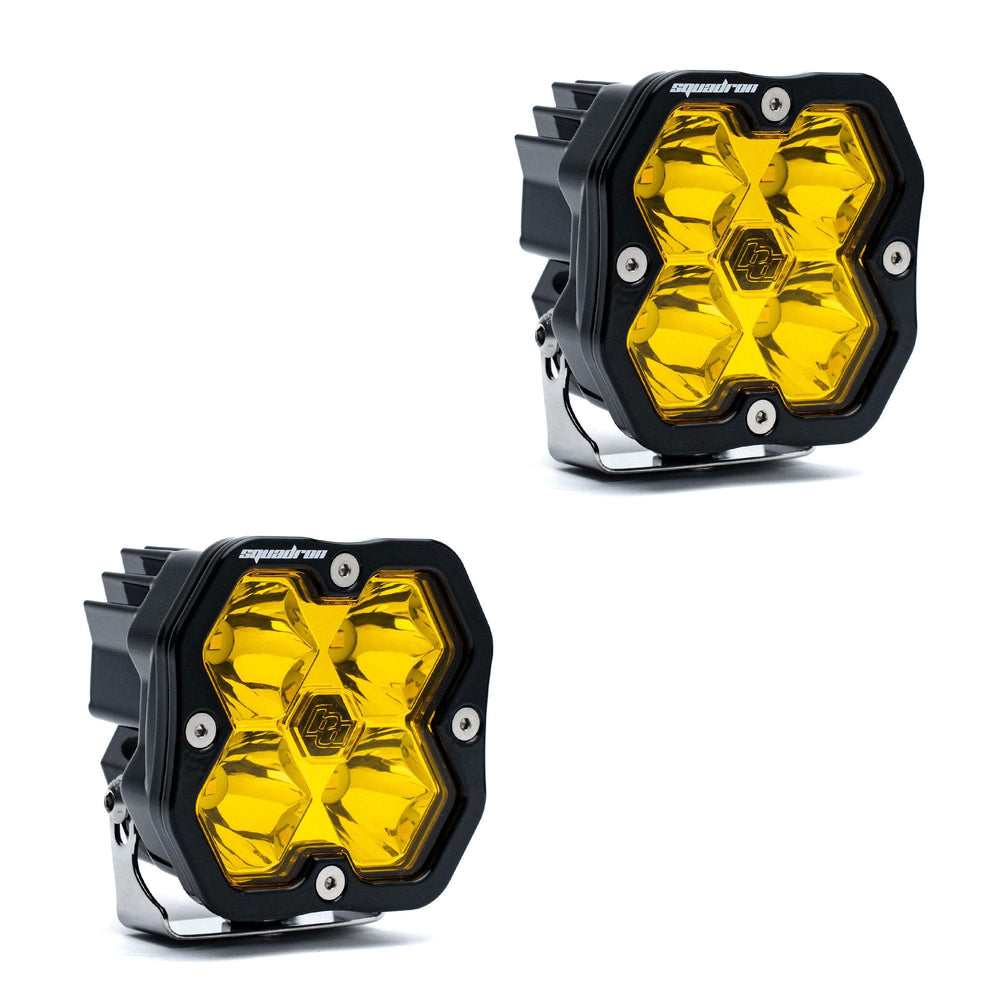 Squadron 2.0 Sport, Pair, LED Spot, Baja Amber, No Harness