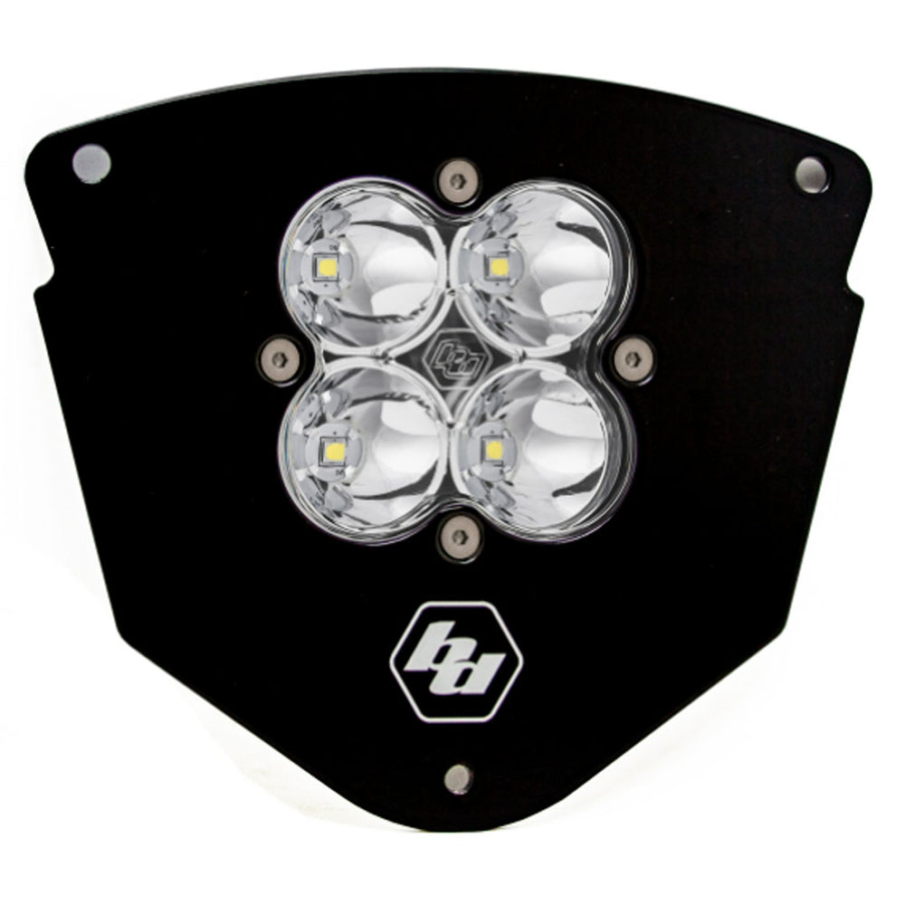 Baja Designs Squadron Sport (A/C) Headlight Kit - '06-07 200 XC/XC-W; '05 250 EXC; '05-07 250 SX; '06-07 250 XC/XC-F/XCF-W/XC-W; '05 300 EXC; '06-07 300 XC/XC-W; '07 400 XC-W; '05-07 450 EXC; '06-07 450 XC-W; '05-06 525 EXC (Driving/Combo; Clear)