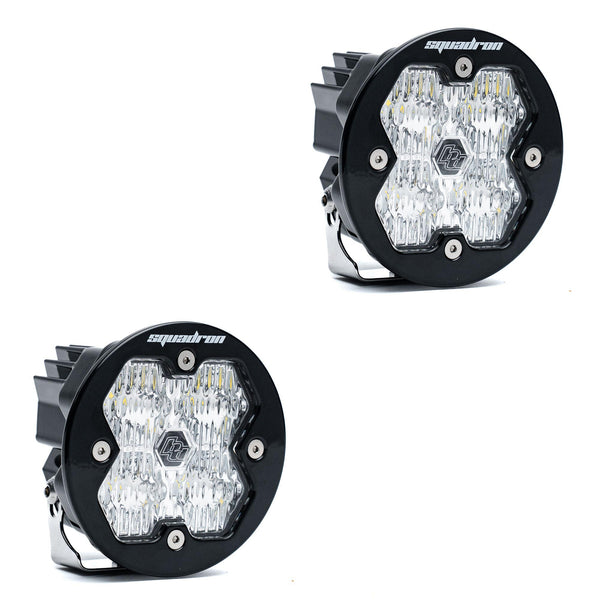 Baja Designs Squadronr 2.0 Sport à DEL (paire), faisceau grand angle de virage, sans faisceau de câblage
