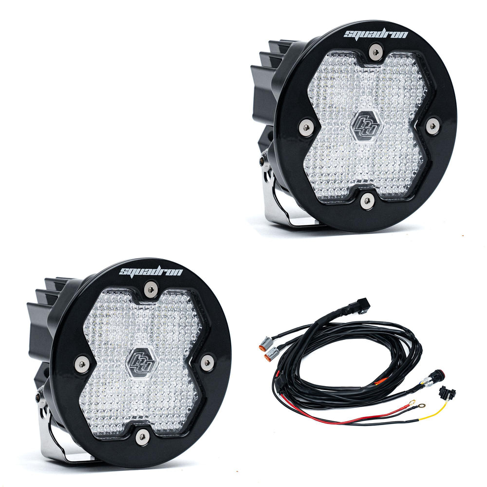 Baja Designs Squadron-R 2.0 Sport, Pair, LED Work/Scene