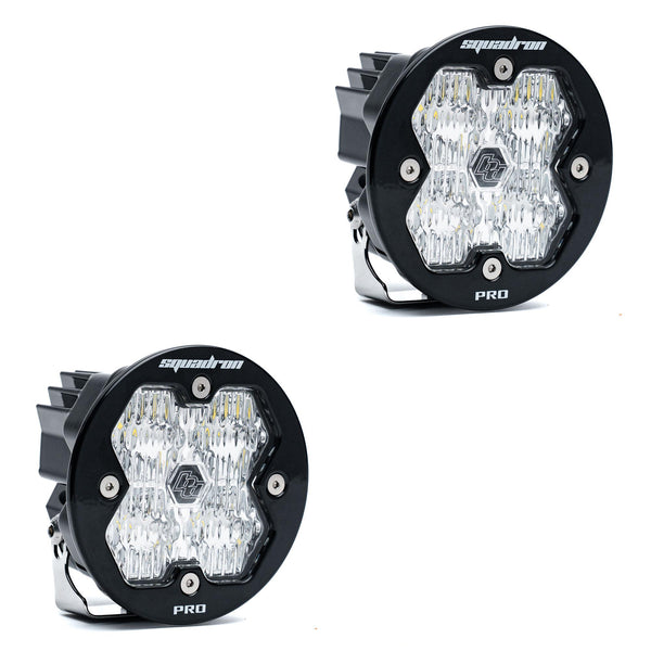 Baja Designs Squadron-R 2.0 Pro, paire, DEL à éclairage d'angle large, sans faisceau électrique