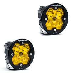 Squadron-R 2.0 Pro, Pair, LED Driving/Combo, Baja Amber, No Harness