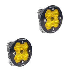 Squadron-R 2.0 Pro, Pair, LED Wide Cornering, Baja Amber, No Harness