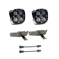 Baja Designs Squadron SAE Fog Pocket Kit - '99-10 F-250/350 Super Duty (SAE Fog - Clear)