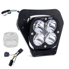 Baja Designs KTM XL80 (D/C) Headlight Kit w/ Hi-Low Harness - 2024-2026 350 EXC-F - 500 EXC-F (Trail - Clear)