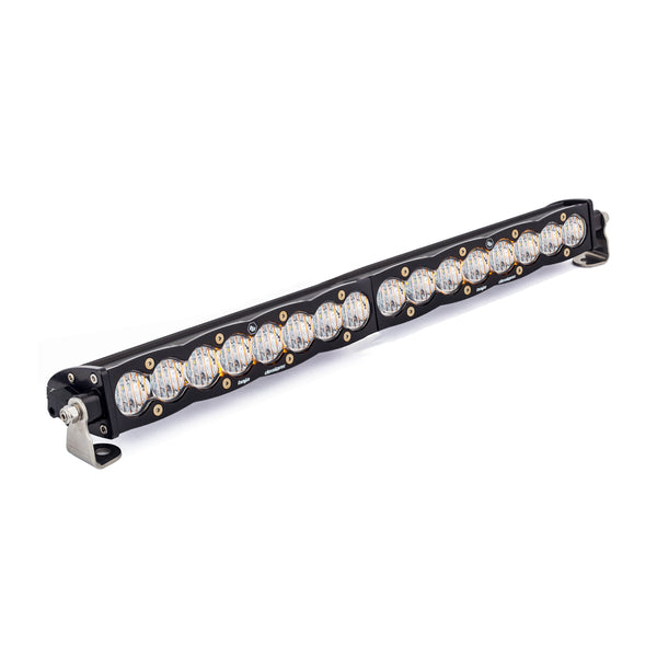 Baja Designs Barre lumineuse DEL droite S8 (20 po - éclairage d'angle large - transparent)