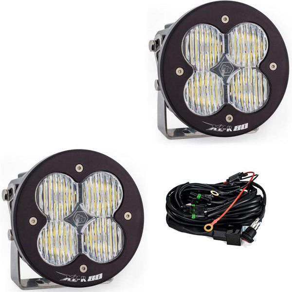 Baja Designs XL-R 80 LED Light Pod Pair (Wide Cornering - Clear)