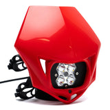 Squadron 2.0 Sport Spot Clear, M/C LED, Race Light, Red