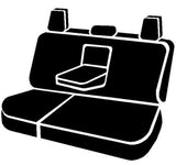 FIA BLACK POLY COTTON 60/40 REAR SEAT COVER | 23-26 COLORADO/CANYON WITH ARMREST