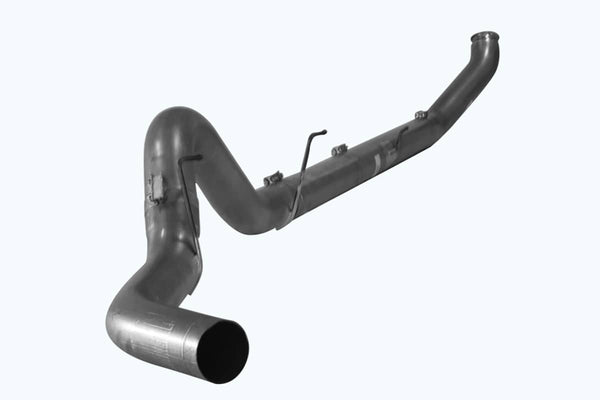 Flo-Pro 4" Turbo Back Single NO Muffler | 2007-2009 Dodge 2500/3500 6.7L Cummins