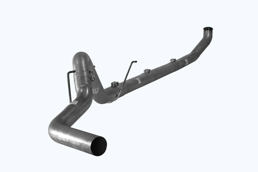 Flo-Pro 4" SS Turbo Back Single NO Muffler | 2003-2004 Dodge 2500/3500 5.9L Cummins