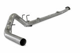 4" SS DOWNPIPE BACK SINGLE EXHAUST NO MUFFLER | 2011-2019 FORD 6.7L F350/F450/F550 C&C POWERSTROKE