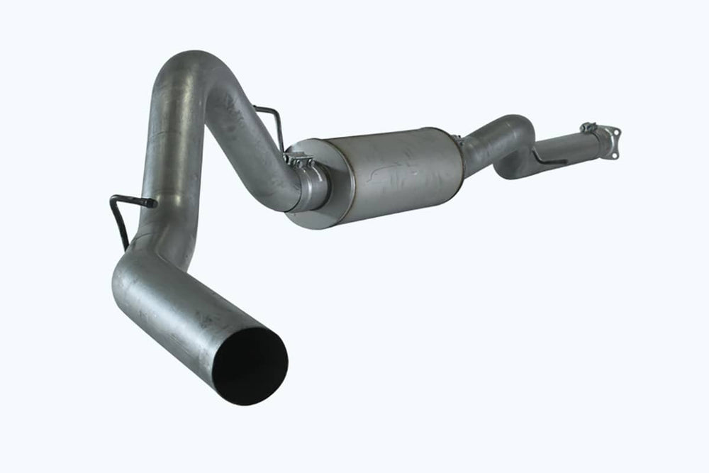 Flo-Pro 4" Cat Back Single | 2001-2007 GM 2500/3500 6.6L Duramax W/OEM 4 Bolt Flange