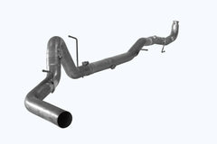 Flo-Pro 4" SS Downpipe Back Single NO Muffler| 2011-2015 GM 2500/3500 6.6L Duramax