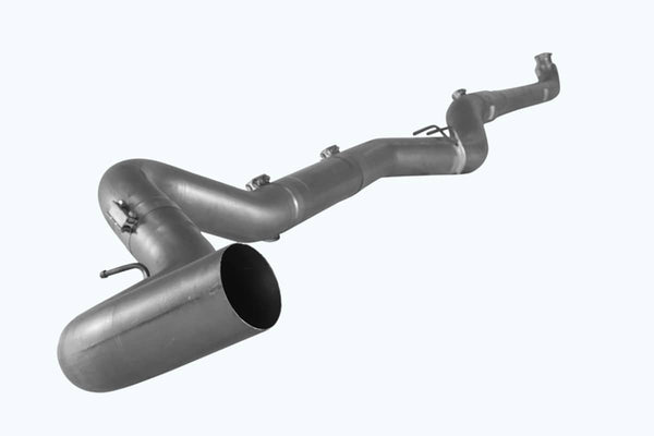Flo-Pro 5" Downpipe Back Single NO Muffler | 2007.5-2010 GM 2500/3500 6.6L Duramax
