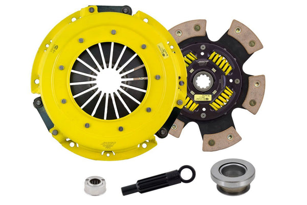 Advanced Clutch Ensemble d'embrayage ACT Heavy Duty, disque de course à moyeu amorti 6 patins (FM1-HDG6)