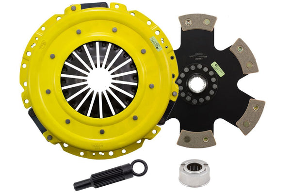 Advanced Clutch Ensemble d'embrayage ACT Heavy Duty, disque de course à moyeu rigide 6 patins (FM5-HDR6)