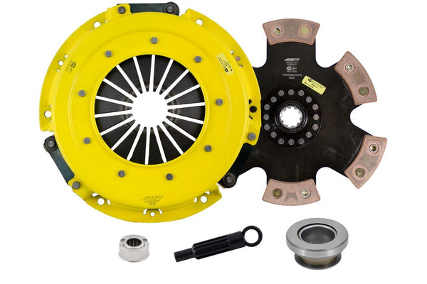 Advanced Clutch Ensemble d'embrayage ACT Heavy Duty, disque de course à moyeu rigide 6 patins (FM7-HDR6)