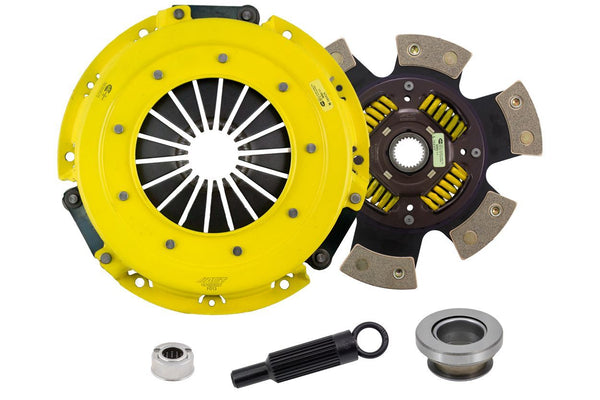Advanced Clutch Ensemble d'embrayage ACT Heavy Duty, disque de course à moyeu amorti 6 patins (FM8-HDG6)