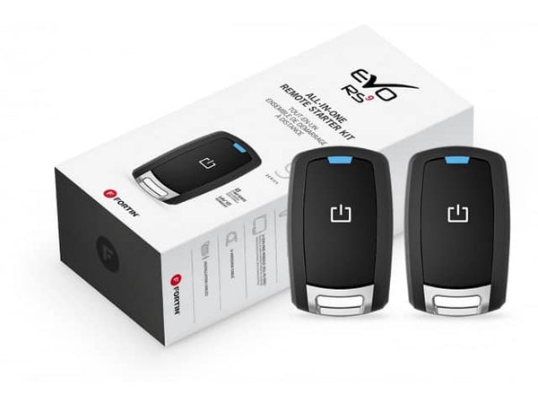 Fortin Remote Starter Kit W/2 1-BUTTON Sst 2WAY LED Remotes 6000FT Range
