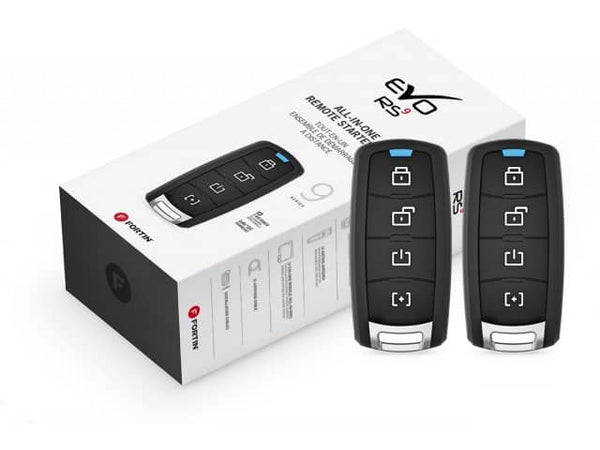 Fortin Remote Starter Kit W/2 4-BUTTON Sst 2WAY LED Remotes 6000FT Range