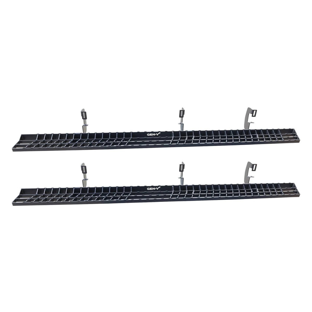 Gen-Y 84" Running Boards - 19-26 Silverado/Sierra 1500 Crew Cab / 20-26 Silverado/Sierra HD Crew Cab