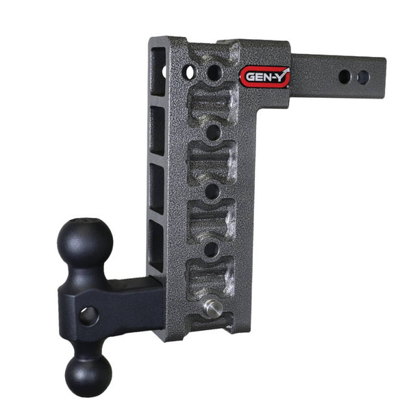 Gen-Y Hitches Mega-Duty Ball Mount - 10" Drop / 2" Shank with GH-031 Versa-Ball