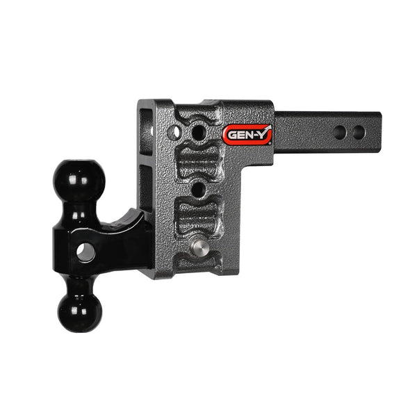 Gen-Y Hitches Mega-Duty Ball Mount - 5" Drop / 2" Shank with GH-051 Versa-Ball