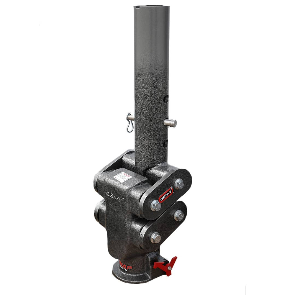 Gen-Y Hitches Spartan Torsion-Flex Snaplatch 2.5" Offset 4" Round Tube Gooseneck 2-5/16" Coupler 5.5K Tongue Weight 25K Towing