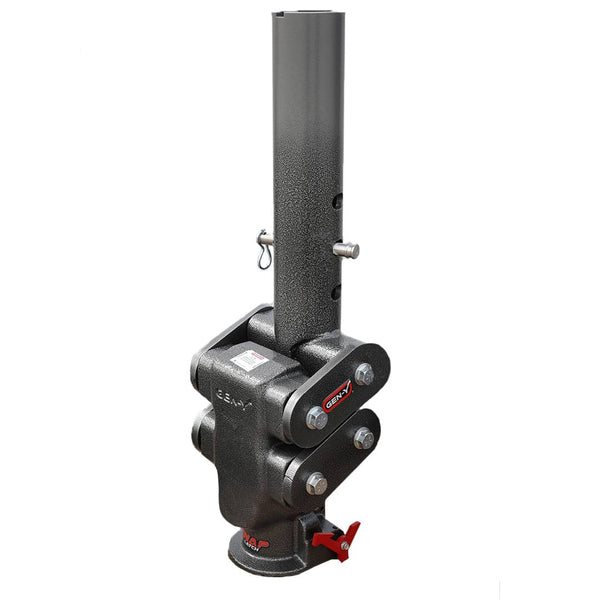 Gen-Y Hitches Spartan Torsion-Flex Snaplatch 2.5" Offset 4" Round Tube Gooseneck 2-5/16" Coupler 5.5K Tongue Weight 25K Towing