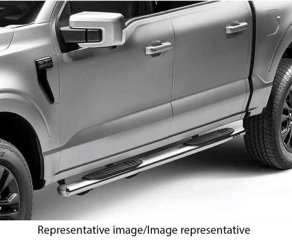 Go Rhino 2004-2015 Titan Crew Cab 4" 1000 Series Complete Kit: Sidestep + Brackets Polished (104435187PS)