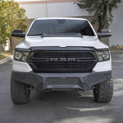 Go Rhino Element Front Bumper with Power Actuated Hide-Away Light Bar Mount — 2019-2024 Ram 1500, 5.7L V8 (Excluding Rebel/Warlock/TRX)
