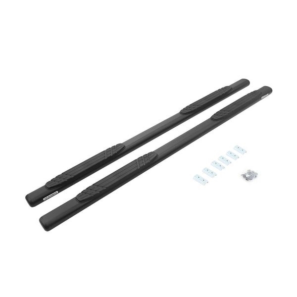 Go Rhino Universal 4In 87In Long Black Side Bars OE Xtreme Sidesteps Textured Black (640087T)