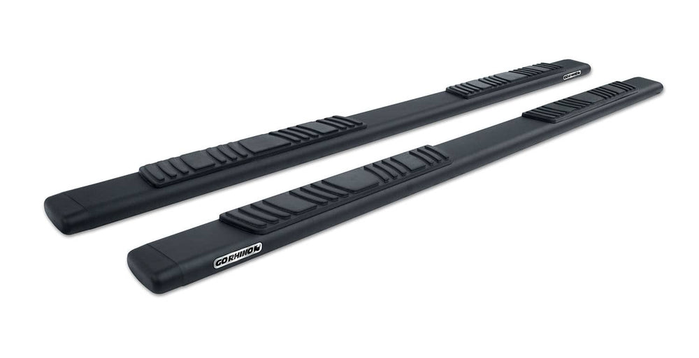 Go Rhino Universal 5In Low Profile 80In Long Black Side Bars OE Xtreme Sidesteps Text (650080T)