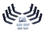 Go Rhino 15C Canyon Crew Cab Brackets For Oe Xtreme Cab Length Sidesteps Black