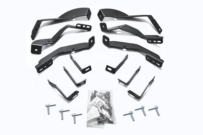 Go Rhino Cab Length Nerf Bars Mount Kit - 15-19 Silverado/Sierra HD Extended Cab Diesel