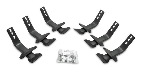 Go Rhino 2015-2018 F-150/F-250/F-350 Brackets for OE Xtreme Sidesteps Black (6841555)