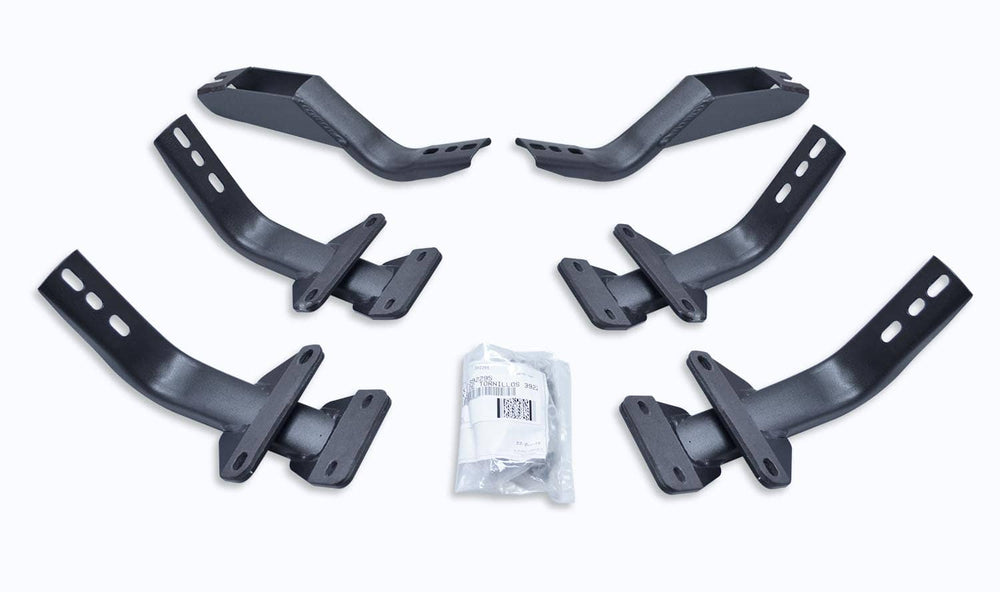Go Rhino 1518 F150/1718 F250/F350 Super CAB Brackets FOR OE Xtreme CAB Length Sidesteps Black (6841565)