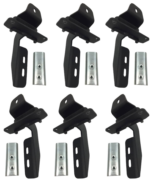 Go Rhino 2018-2026 Wrangler JL Side Bar Brackets for 1000 Series Steps (6845065)