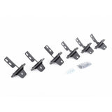 Go Rhino 21-22 Ford Bronco (Excl. Sport) 4DR Mtg. Brackets (V-Series V3/RB10+RB20 Slim) - Tex. Blk (6941296)