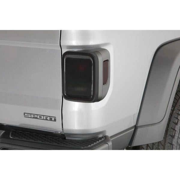 GT Styling Smoke Tail Light Covers - 20-25 Gladiator with LED Tail Lights