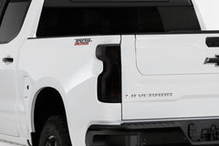 GT Styling Smoke Tail Light Covers - 19-26 Silverado 1500 Without LED Tail Lights