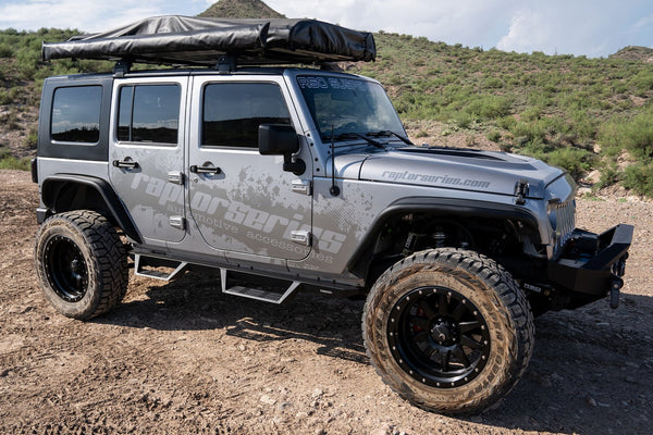 Raptor Barres latérales — 2007-2017 Jeep Wrangler (RAPGTS71JP)