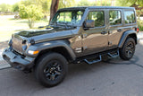 Raptor 2018+ Wrangler Jl Unlimited 4 Door Black Cab Length Gen 2 Rt Steps